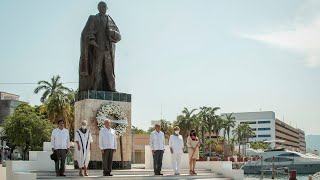149 Aniversario Luctuoso de Benito Juárez García, desde Acapulco, Guerrero