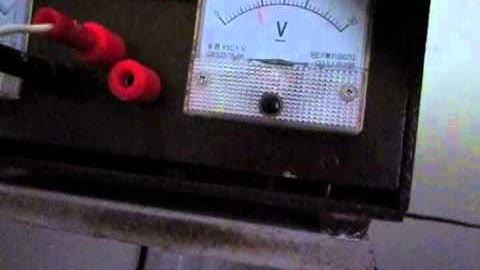 diiming AC lamp and measuring lux