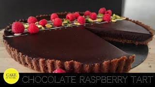 Chocolate raspberry tart | how to make the best tart!