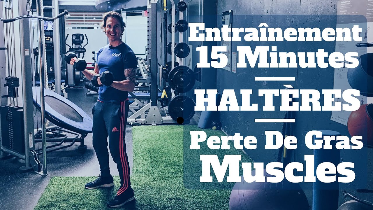 Entraînement Complet Perte De Gras et Muscles Avec Haltères