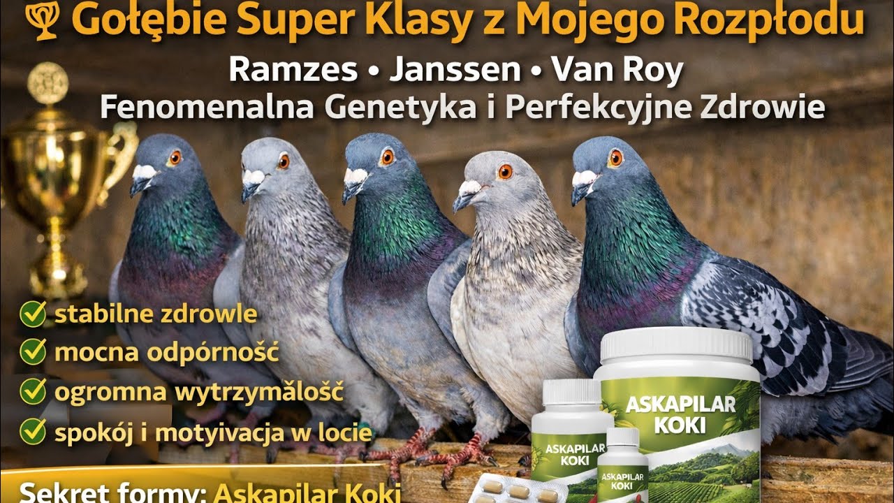 🔥 Twoje Gołębie Też Mogą Być Tak Zdrowe – Zobacz Efekt AscaPillarCocci 