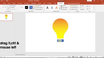 Drawing  A Smooth Light Bulb Animation Tutorial Powerpoint 2019।SouvikKarmoker।