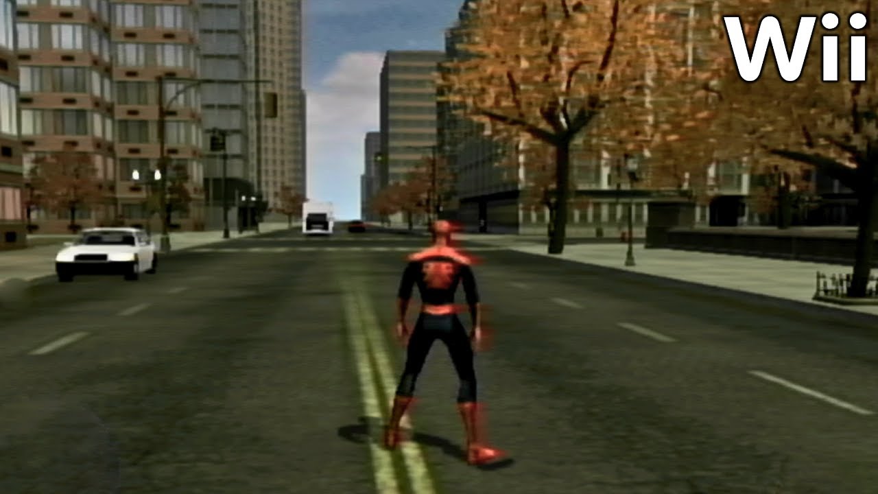 Spiderman Web of Shadows (Wii) gameplay 