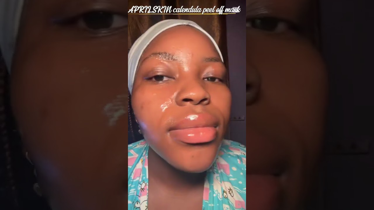 I love this calendula peel off mask from @aprilskin8239 #Aprilskin #abujabambi #april #skincare