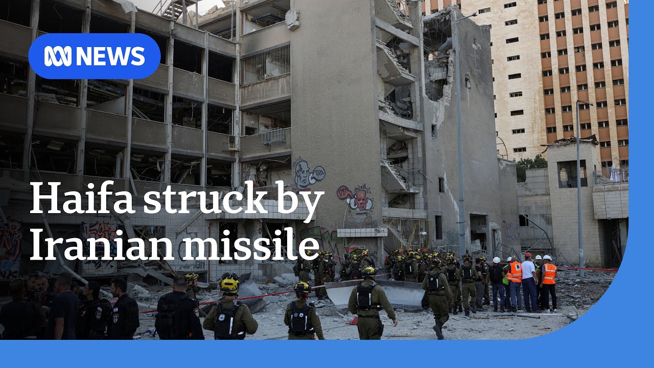 Haifa struck by Iranian missile injuring more than a dozen people | ABC NEWS