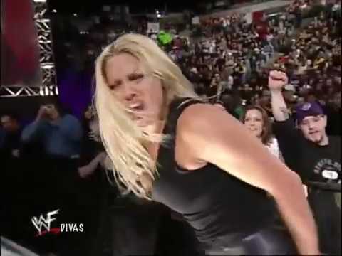 WWF RAW 01 15 2001  Trish Stratus vs  Jacqueline   Spanking Match HD