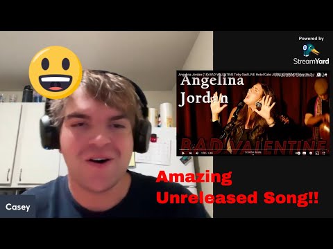 18 Year Old Actor Reacts to Angelina Jordan - Bad Valentine LIVE!!
