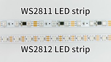 WS2811 VS WS2812 LED Strip Light