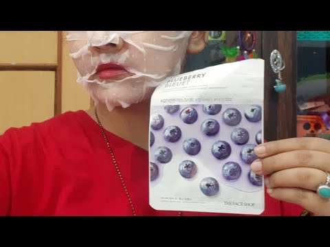 The face shop blueberry sheetmask review |