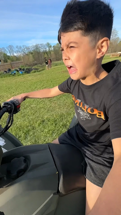 Bro Rode A Four-Wheeler!