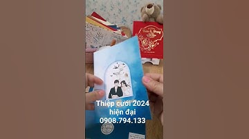 Thiệp cưới 2024 hiện đại - Thiệp cưới Ngọc Diễm #thiepcuoihiendai #thiepcuoidep #wedding
