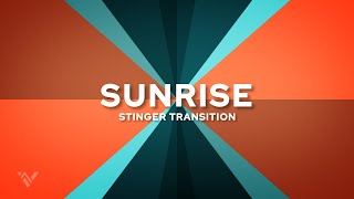 Sunrise Stinger Transition — After Effects Template