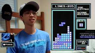 Going for world record in NES Tetris