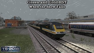Train Simulator 2016 - Career Mode - Green and Gold HST - When the Snow Falls Part 1