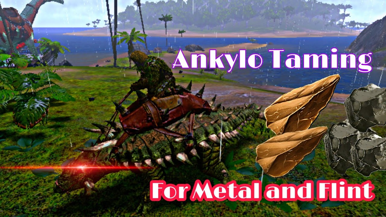ANKYLO TAMING For Metal and Flint || Ep 14 || Ark survival Evolved mobile || Wizard Gaming