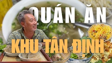 Các Quán Ăn Gần Khu Chợ Tân Định | Đạo diễn Nguyễn Quang Dũng