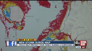 Storm surge maps