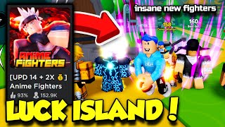 The LUCK ISLAND Update Is HERE In Anime Fighters Simulator And It's AMAZING! (Roblox)