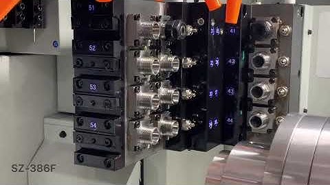 SZ 386F Swiss type lathe