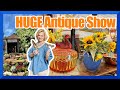 Round top antiques week treasure hunt in fields tents and halls at biggest show in texas