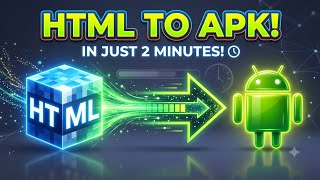 Convert HTML To APK In 2 Minutes (No Coding Required) | Full Tutorial 💻⚡