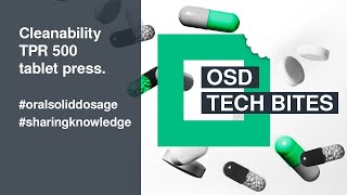 Syntegon OSD Tech Bites #2 | Cleanability of our TPR 500 tablet press