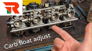Carb Float Height Setting