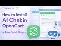 Vatdi AI OpenCart Installation | Add AI Chat Support to Your Website