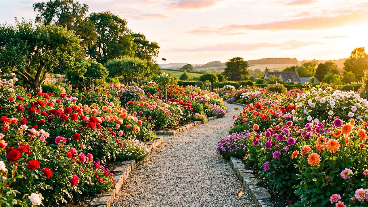 Aurora Valley Botanical Garden Tour, The Most Beautiful Flower Garden In America