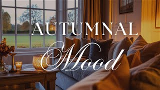 Autumnal Mood • Decor Ideas & Inspiration • Sunday Relaxing Jazz Cafe Playlist Music • TV Background