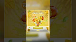 Mango Juice Poster Design#mango #mangojuice #juice #poster #posterdesign #viral #trendingshorts