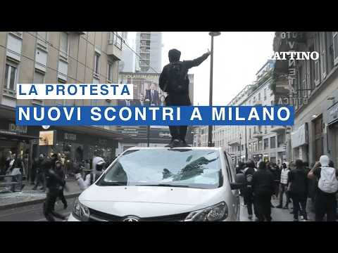 Video Nuovi scontri a Milano: assalto Decathlon e carrefour e negozi saccheggiati: tutti i video