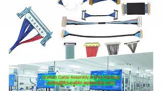 Завод кабельных жгутов V 170 Кабель LVDS Камера Онлайн Индия Высококачественный LCD Гибкий Видео Каб