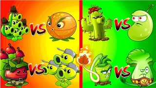 Free vs Premium Plants vs Zombies 2 Challenge - Pea Pod vs Citron, Cactus vs Laser Bean etc