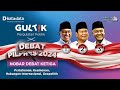 Live debat ketiga capres anies prabowo dan ganjar di pilpres 2024  gultik