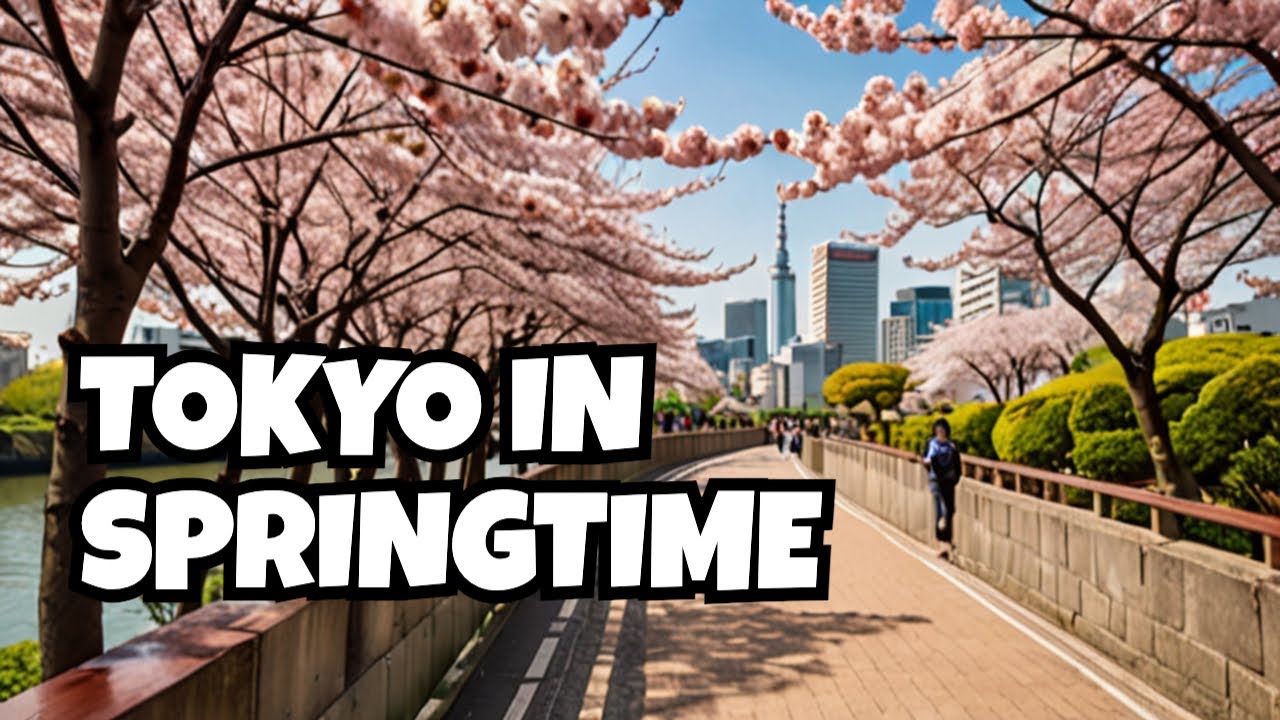 [LIVE] 🇯🇵 Relaxing Tokyo, Japan Walking Tour - Beautiful Sakura Cherry Blossom Walkthrough