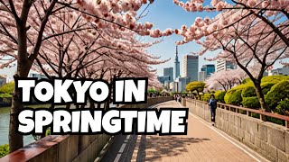 🔴 [LIVE] Relaxing Tokyo, Japan Walking Tour - Beautiful Sakura Cherry Blossom Walkthrough