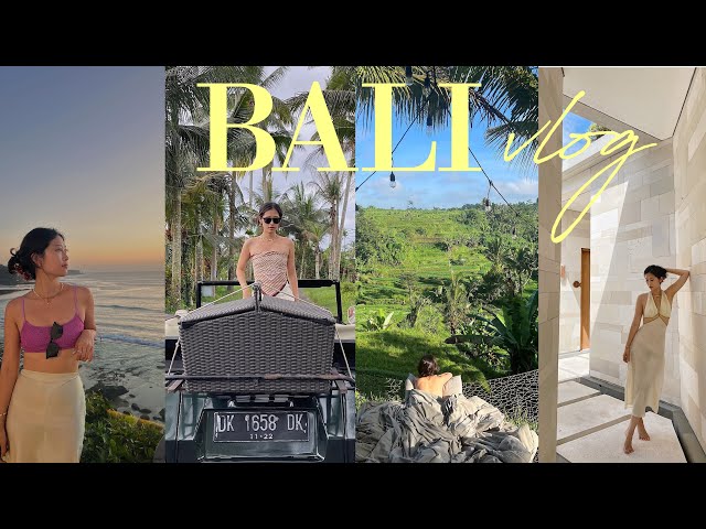BALI VLOG PART 2 | exploring Ubud & Uluwatu, best places to visit in Bali, & bamboo airbnb tour class=