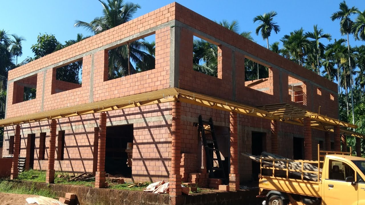 mudblock house construction - YouTube