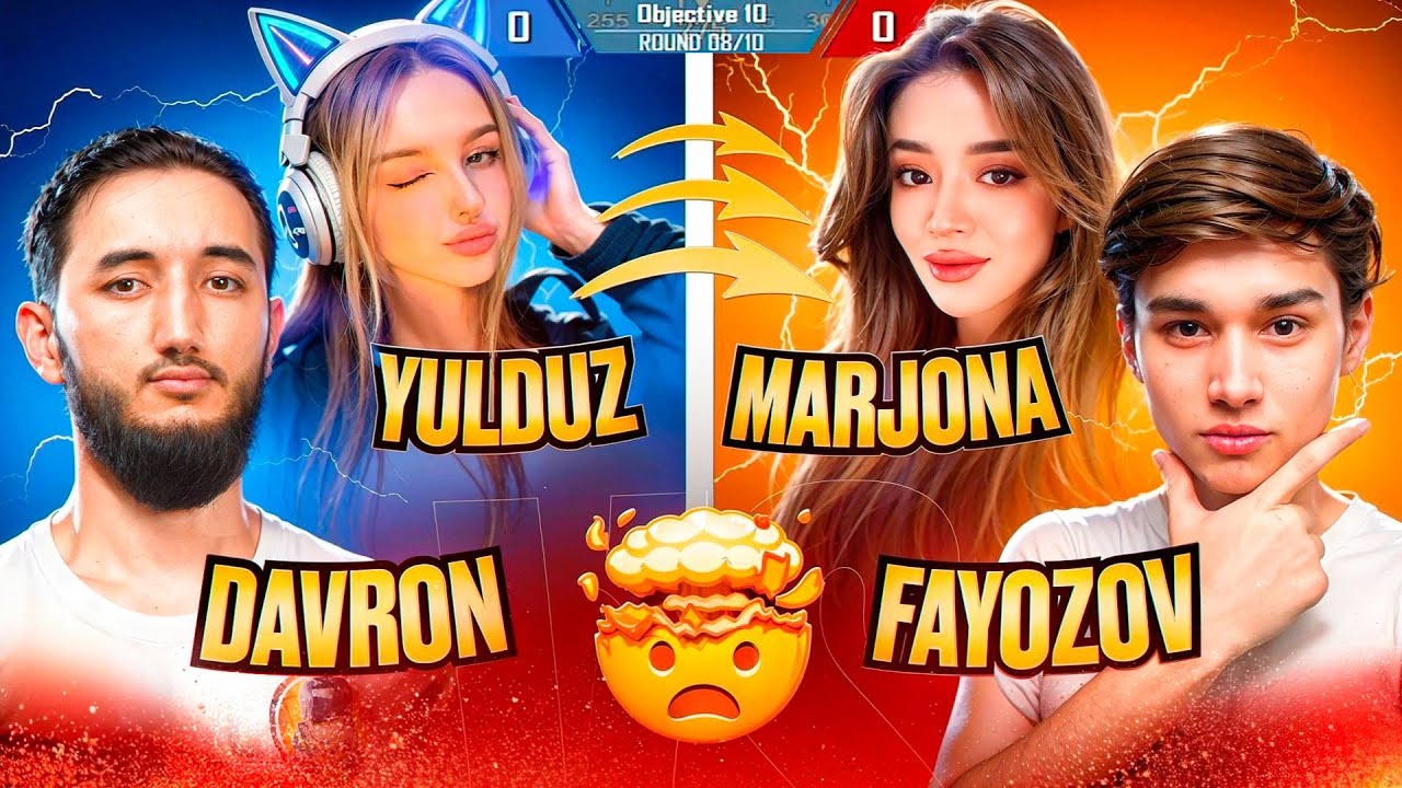 DAVRON & YULDUZ vs TIZZABEK & MARJONA. YUTGANGA 10.000.000 SO'M