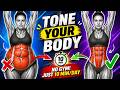 Low Impact Belly Fat Workout ➜ 10-Min Standing Routine for Women | No Equipment