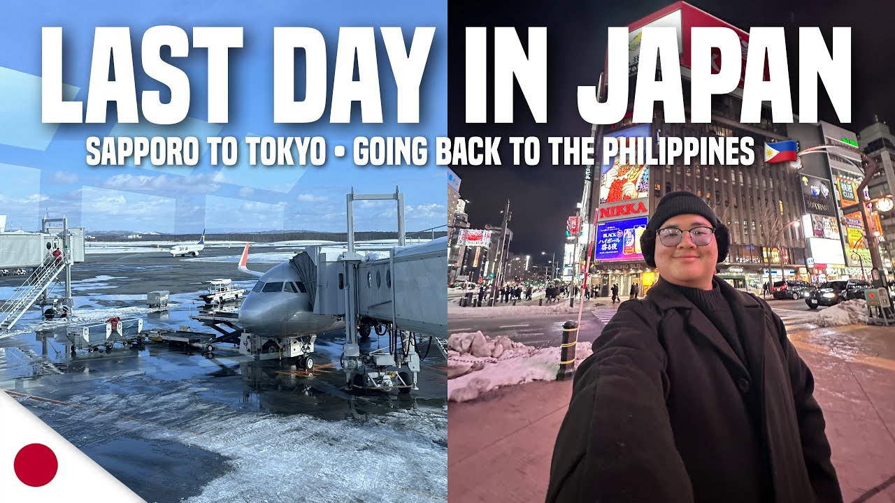 SAPPORO VLOG • Sapporo to Tokyo & Last Day in Japan | Ivan de Guzman