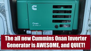 New QUIET Onan Cummins RV Generator | QG 2500i LP 2.5HGLAA8304A