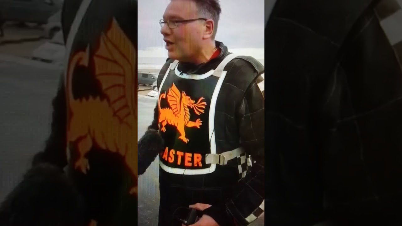 BBC Look North news interview after i rode the track that took my ordinary life away 35mnth before