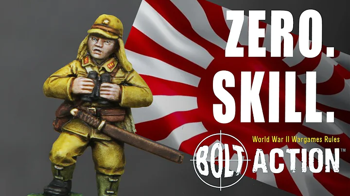 My FIRST EVER Bolt Action miniature! - Speed painting Imperial Japan - Zero Skill 19