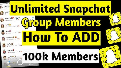 How to add unlimited Snapchat group members | How to add members in Snapchat group | Snapchat tips