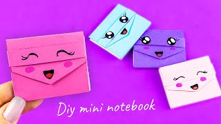 Мини Блокнот из одного листа бумаги Канцелярия в школу Оригами поделки из бумаги Diy mini notebooks