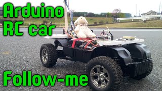 RC car GPS follow-me (arduino)