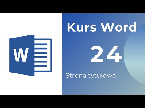 Kurs Word 24 - Strona tytułowa