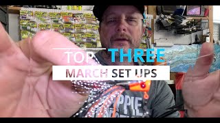 Top Three Crappie Fishing Set Ups for MARCH